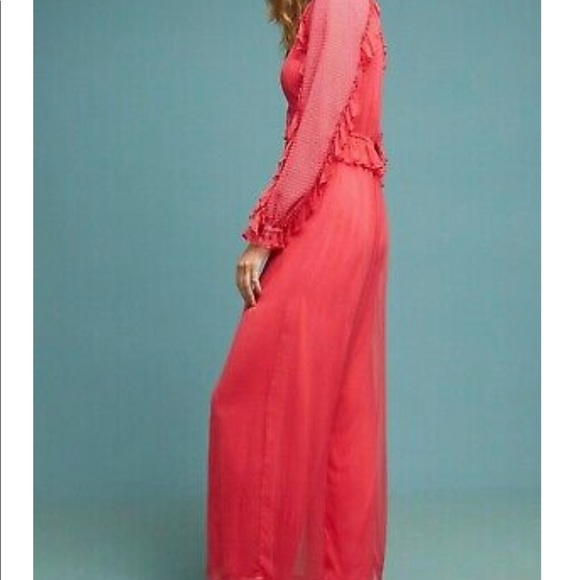 Anthropologie chiffon + eyelet sleeved jumper NWT - Picture 3 of 5